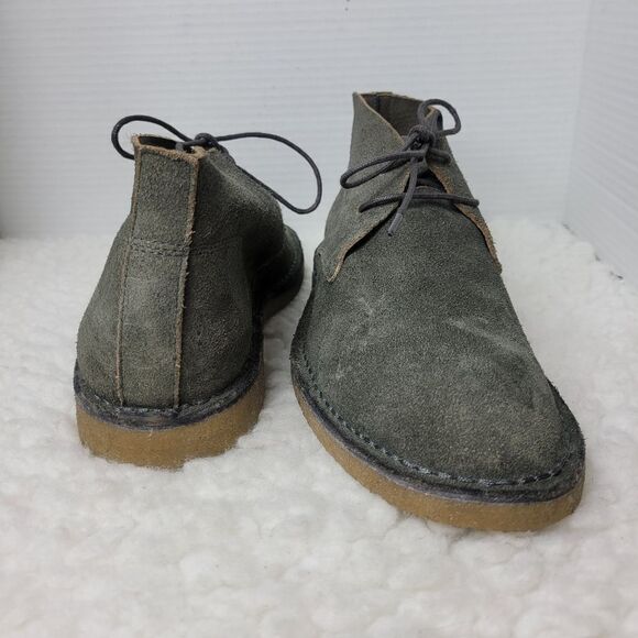 Banana Republic Mens Chukka Boot Size 9.5 M Gray Suede Shoes New main image 7